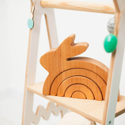 Wooden Bunny Stacker
