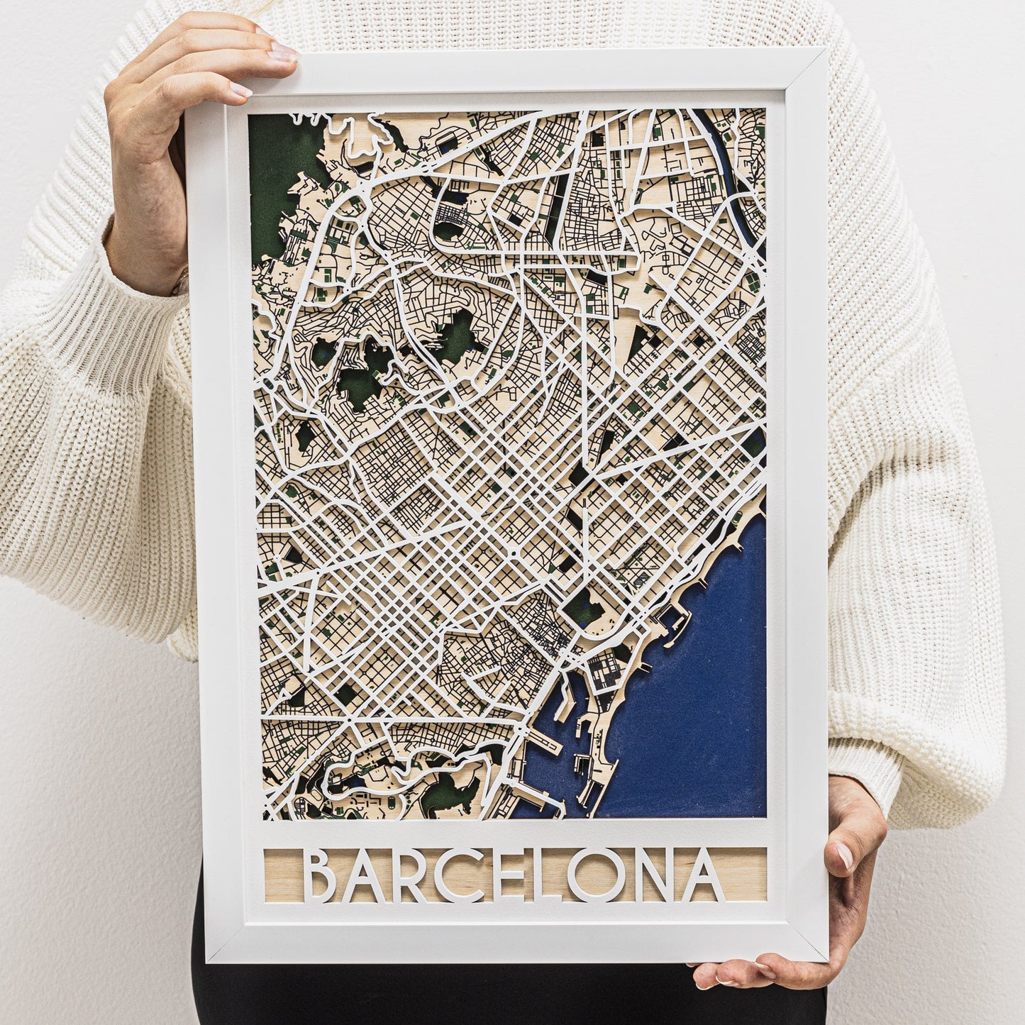 3D City Map Barcelona
