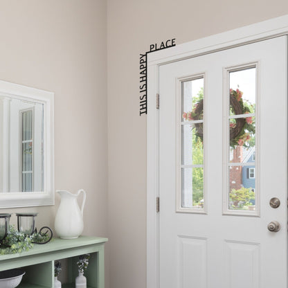 Wooden Corner Quote – This is Happy Place