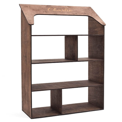 Pink Dollhouse Bookcase