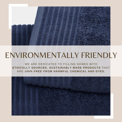 6 Pack Cotton Hand Towels - Kasper Collection