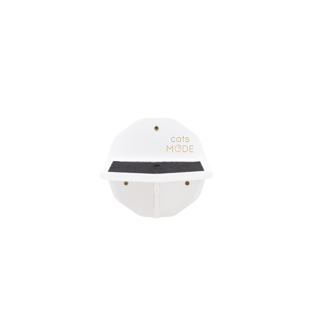 Wooden Hexagon Step - White