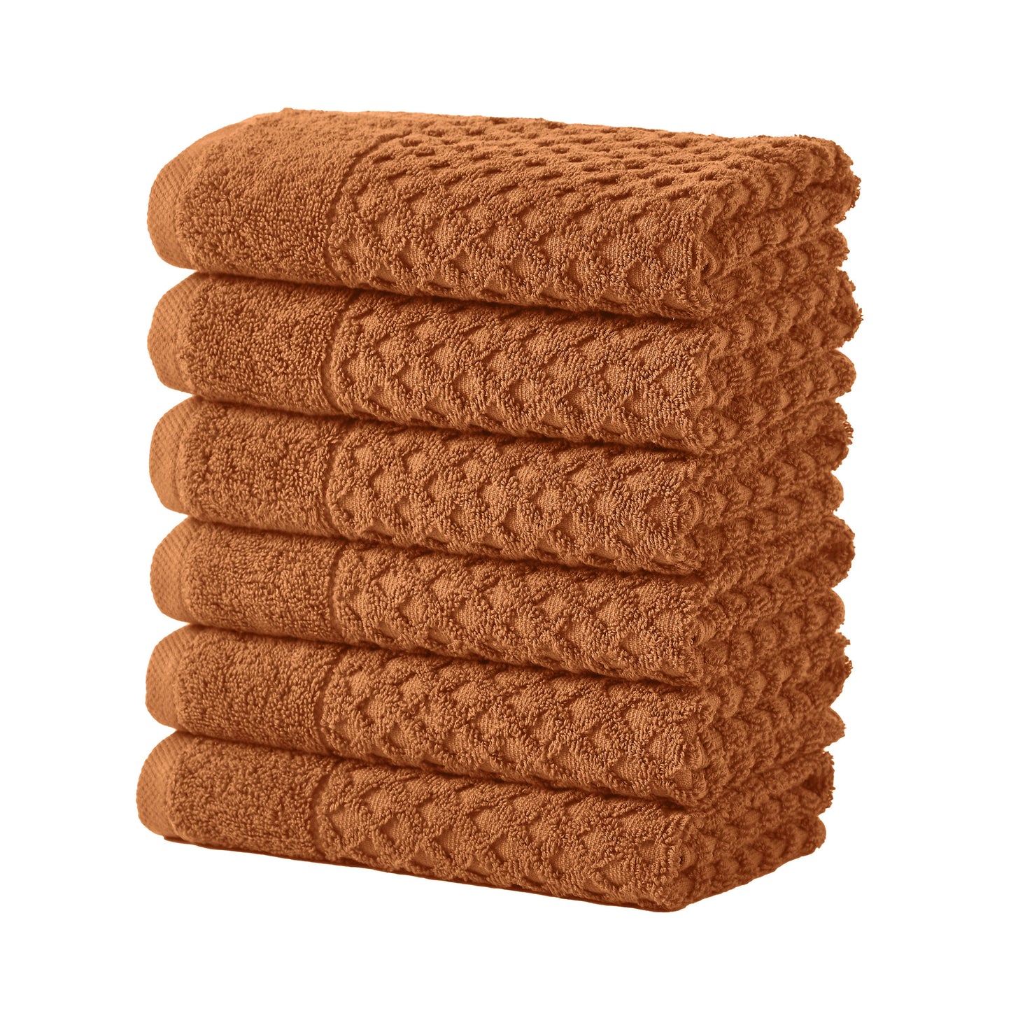 Cotton Diamond Waffle Weave Bath Towel Set - Grayson Collection