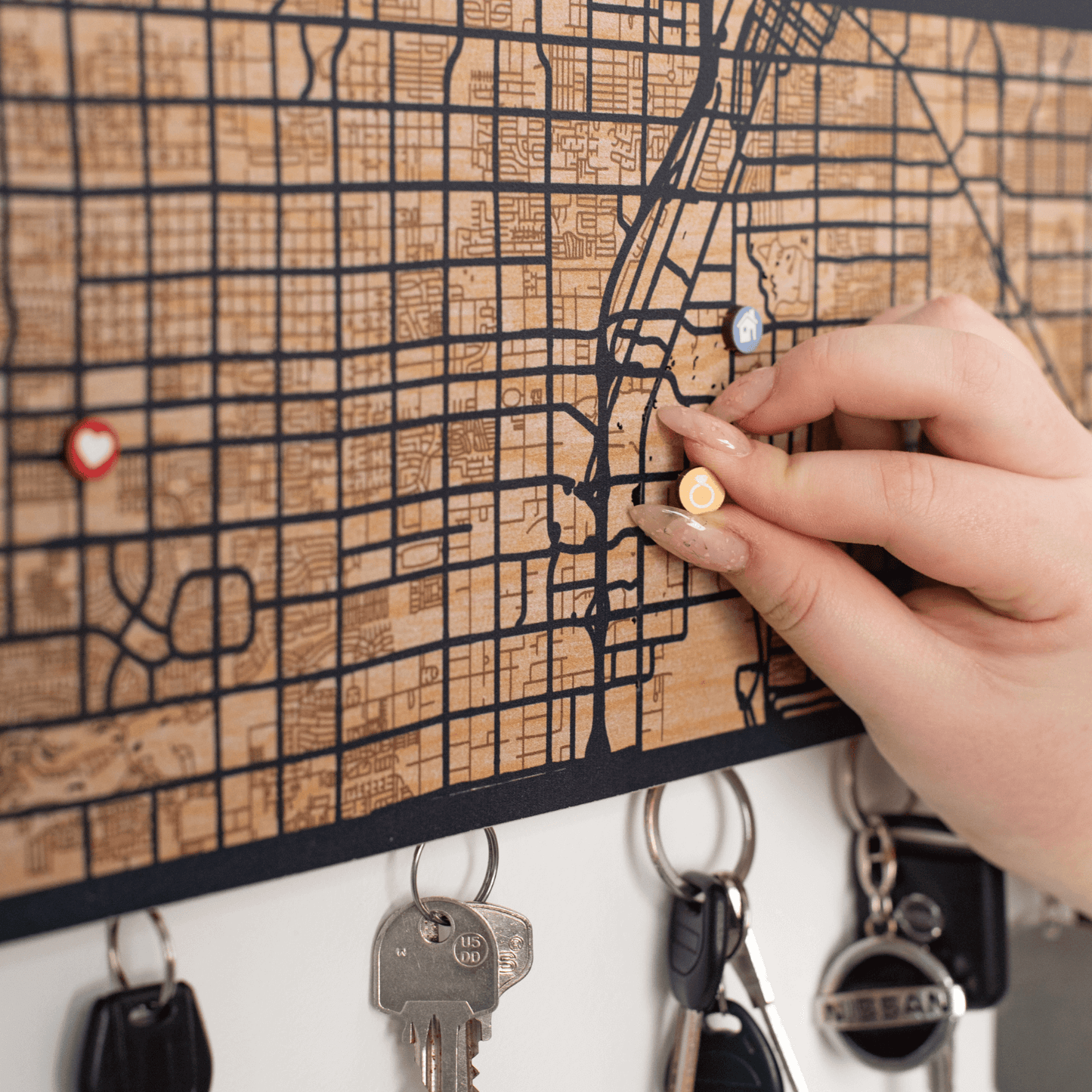 Wooden Key Holder