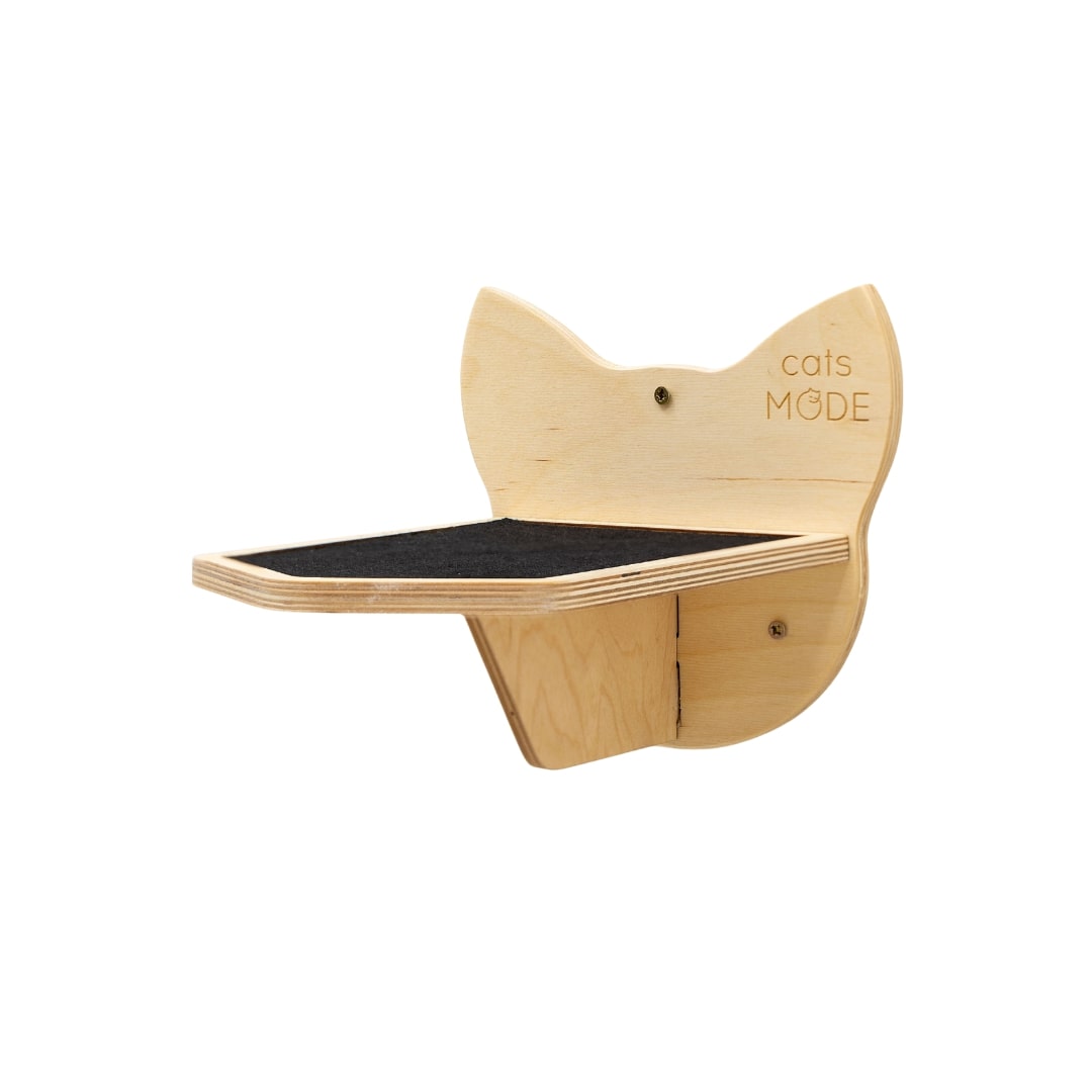 Wooden Cat Step - Light