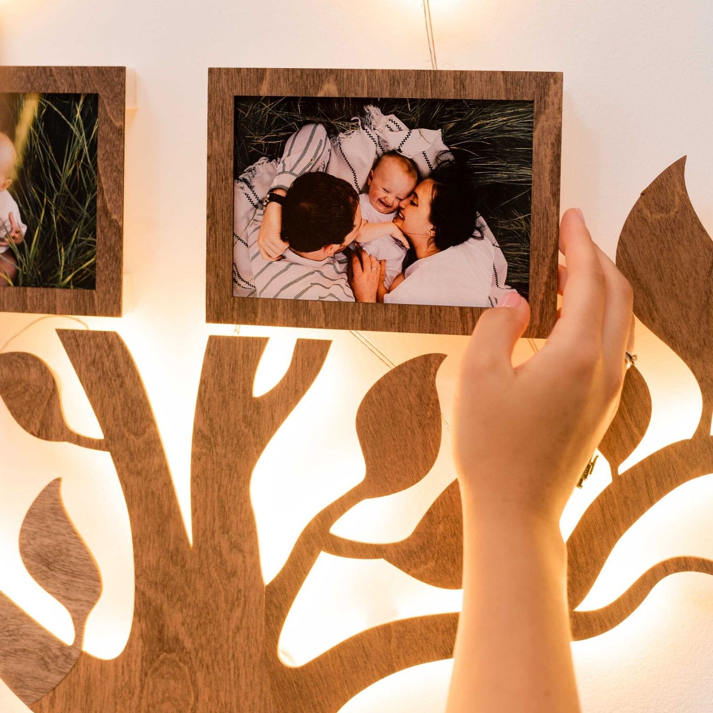 Wooden Led Family Tree - Nova