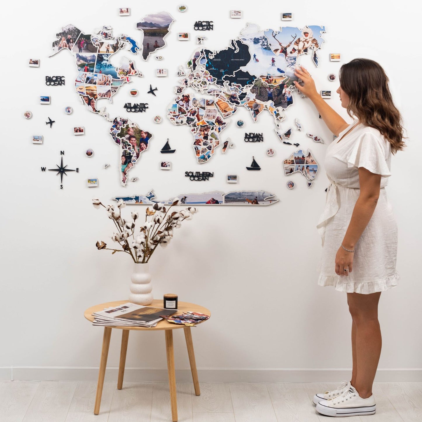 World Photo Map Midnight