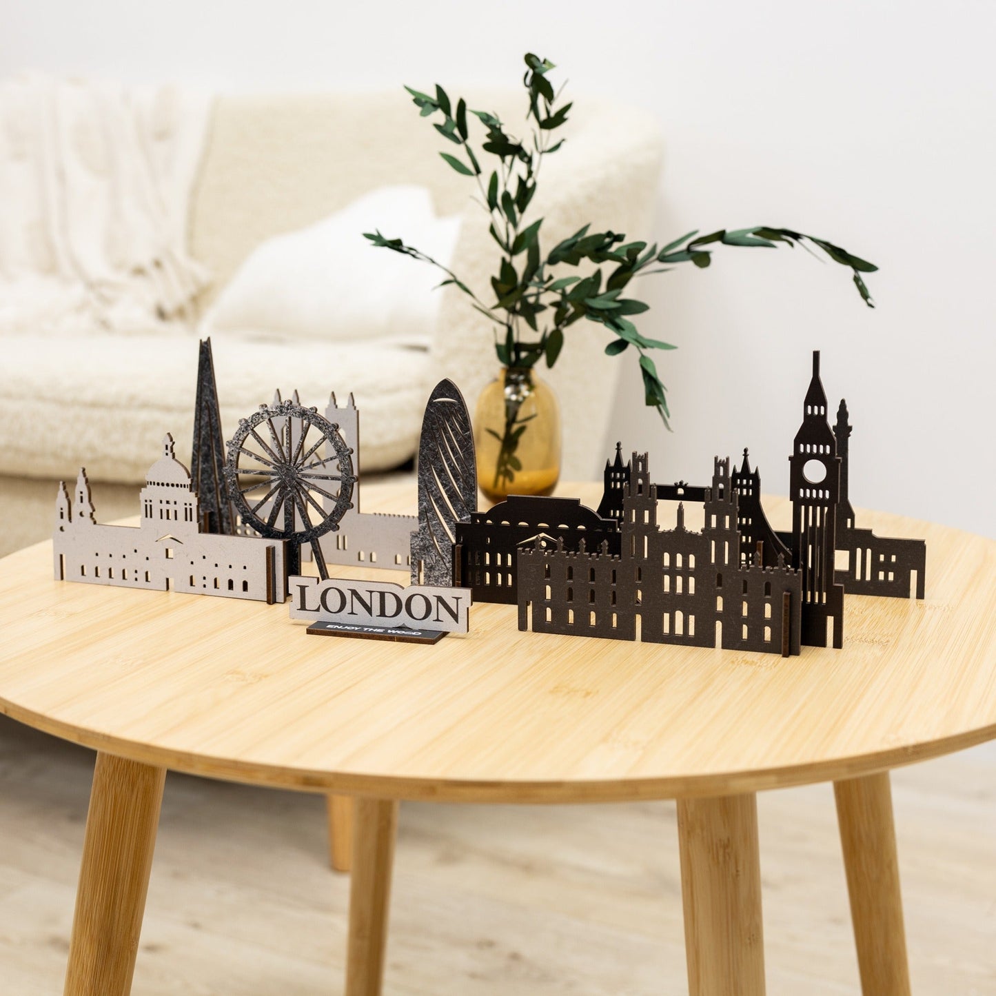 Wooden Travel Decor Memory City – London