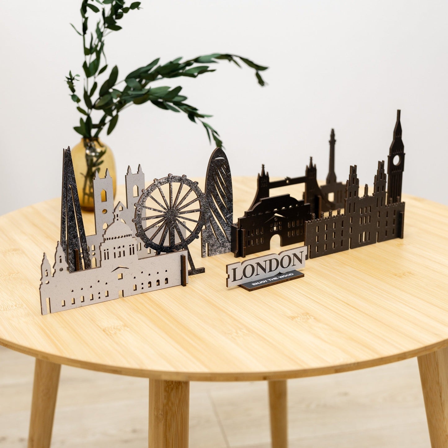 Wooden Travel Decor Memory City – London
