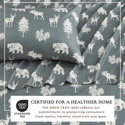 Lodge Printed Sheet Set - Mountain Ridge Collection