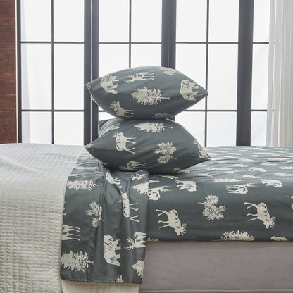 Lodge Printed Sheet Set - Mountain Ridge Collection