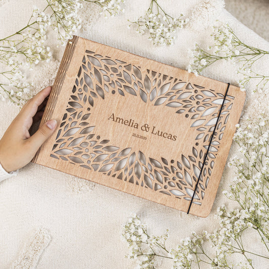 Wooden Photo Album - Crownleaf