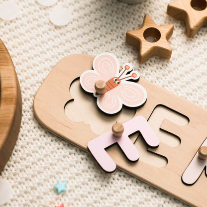 Name Puzzle with Pegs